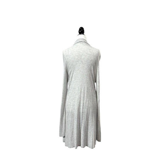 NWOT, Cyrus, Elegant Long Open-Front Cardigan, Large, Gray - Picture 8 of 8